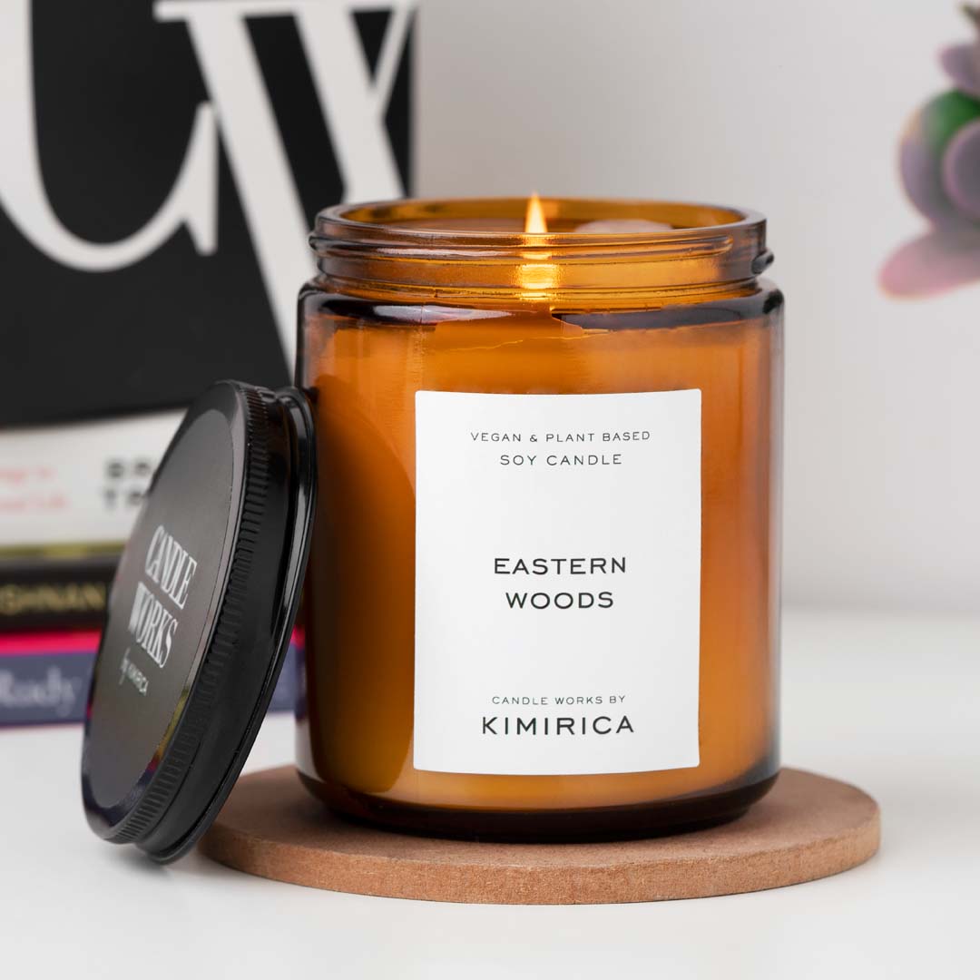 Eastern woods scented candle