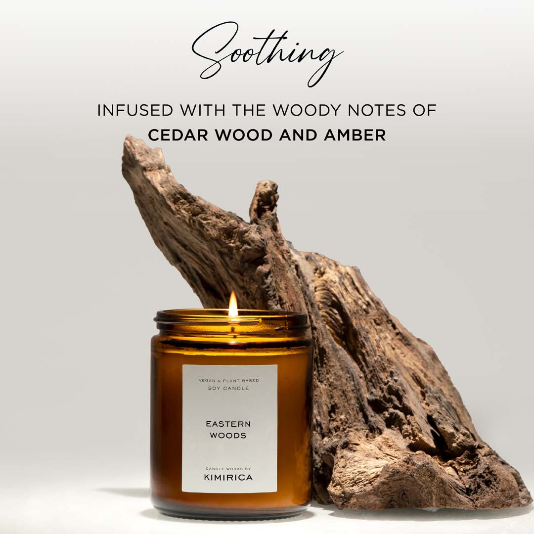 Eastern woods scented candle