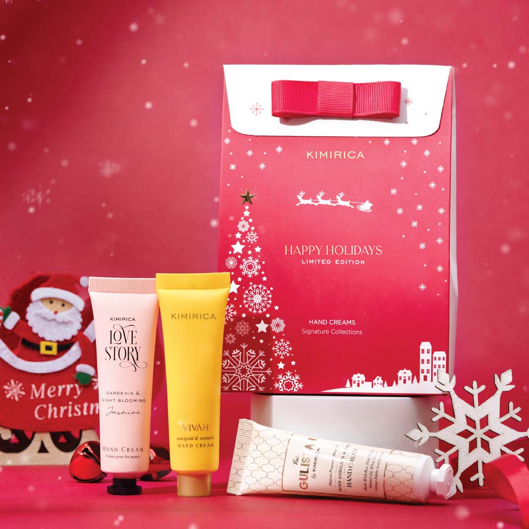 Happy holidays limited edition gift set