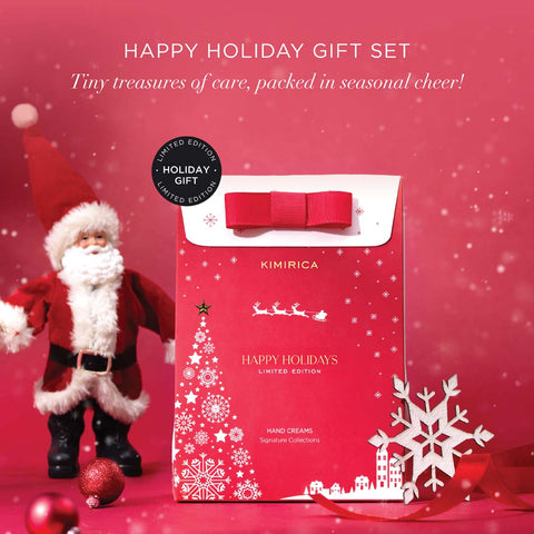 Happy holidays limited edition gift set