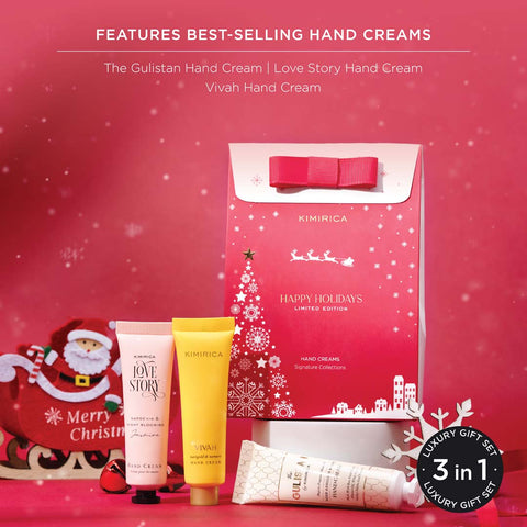 Happy holidays limited edition gift set