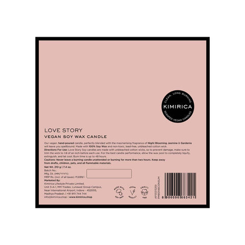 Love Story Scented Candle