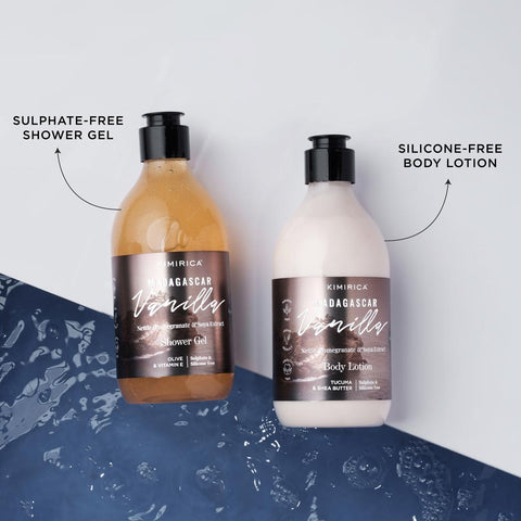 Madagascar Vanilla Shower Gel & Body Lotion Body Care Duo