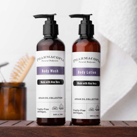 Pharmacopia Argan Oil Shower gel & Body lotion Duo