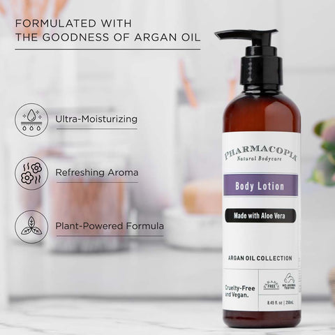 Pharmacopia Argan Oil Shower gel & Body lotion Duo