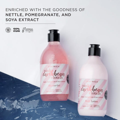 Pink Caribbean Clouds Shower Gel & Body Lotion Body Care Duo