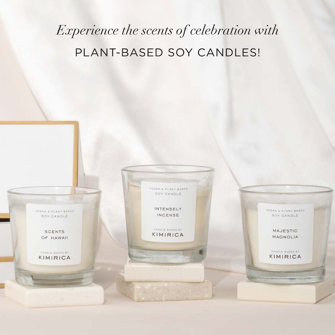 Kimirica Radiant Soy Pack of 3 Candles 60gm Gift Set