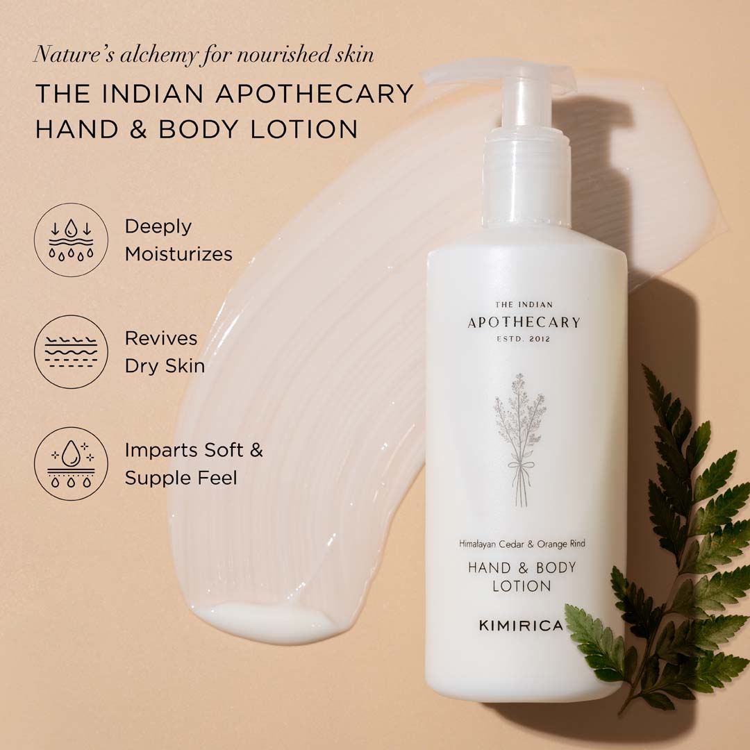 The indian apothecary hand & body lotion