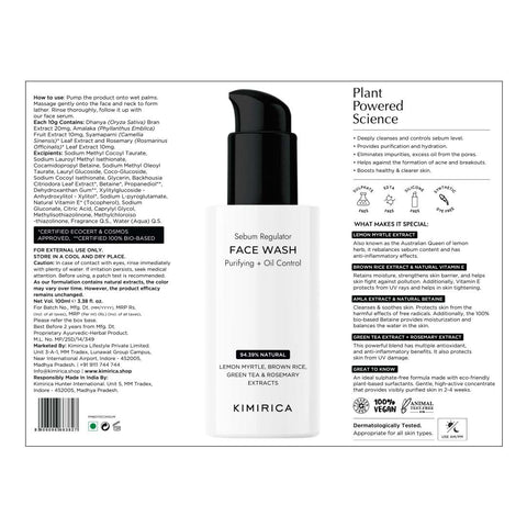 Purifying + Oil Control Face Wash