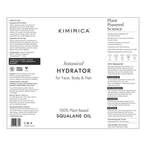 Botanical Hydrator Squalane Oil