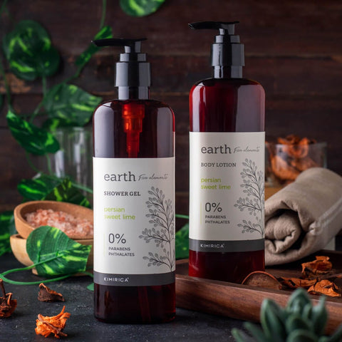 Earth Shower gel & Body lotion Body Care Duo