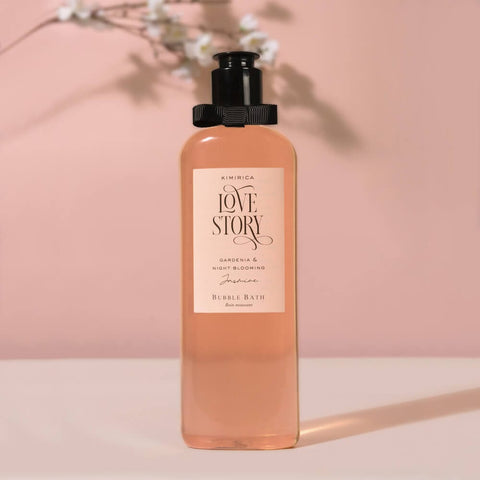 Love Story Bubble Bath & Bath Salt bath care duo