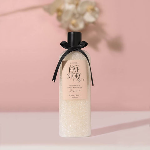 Love Story Bubble Bath & Bath Salt bath care duo